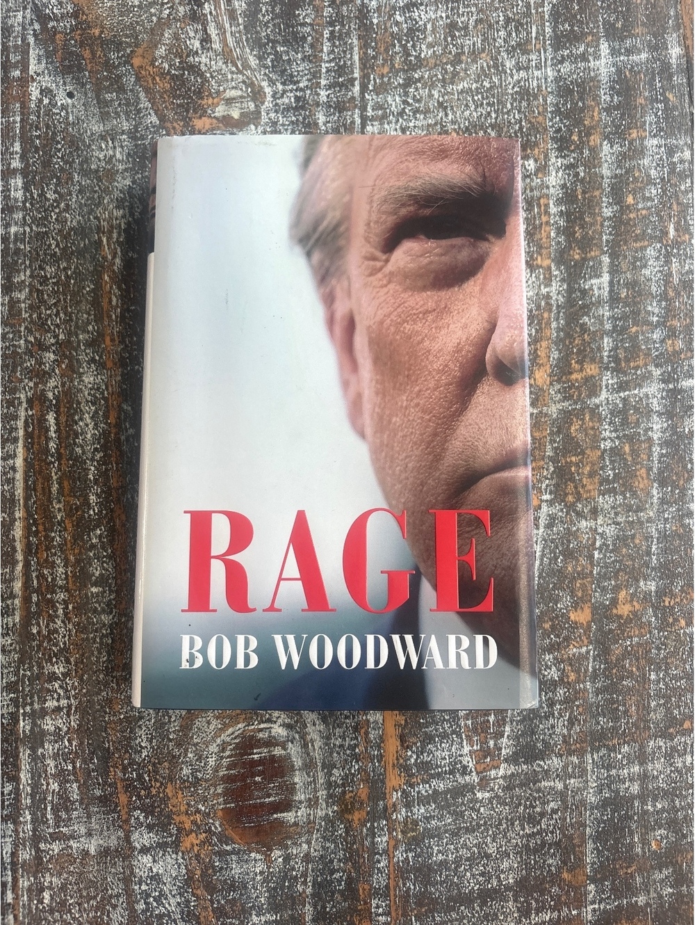 Rage by Bob Woodward - Hardcover Book Donald Trump